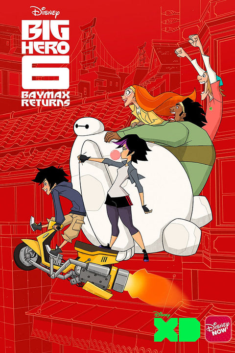 Poster Operação Big Hero - Filmes - Infantis