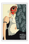 Poster Princesa Mononoke - Estudio Ghibli - Filmes