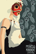 Poster Princesa Mononoke - Estudio Ghibli - Filmes
