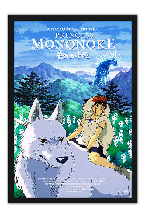 Poster Princesa Mononoke - Estudio Ghibli - Filmes