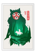 Poster Princesa Mononoke - Estudio Ghibli - Filmes