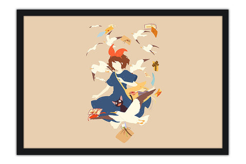 Poster Serviço de Entregas da Kiki - Estudio - Ghibli Filmes