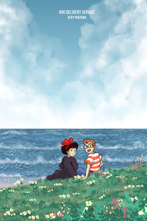 Poster Serviço de Entregas da Kiki - Estudio - Ghibli Filmes