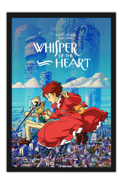 Poster Sussuros do Coração - Estudio Ghibli - Filmes