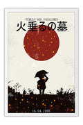 Poster Túmulo dos Vagalumes - Estudio Ghibli - Filmes