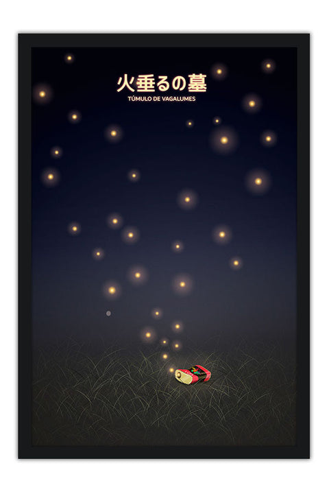 Poster Túmulo dos Vagalumes - Estudio Ghibli - Filmes