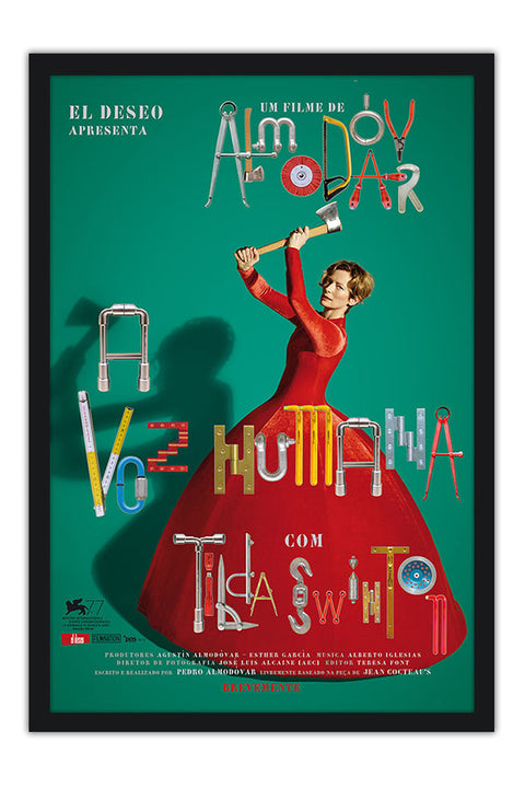Poster A Voz Humana - Almodovar - Filmes