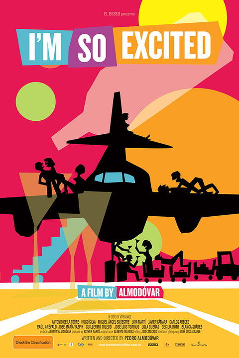 Poster I’m So Excited - Almodovar - Filmes