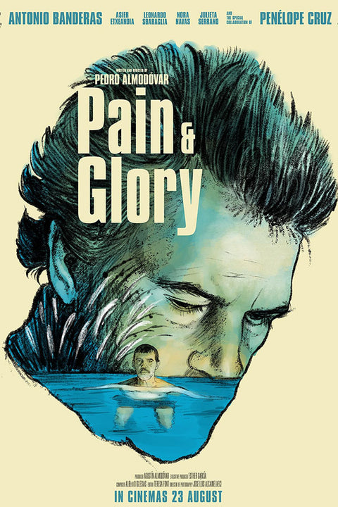 Poster Pain & Glory - Almodovar - Filmes