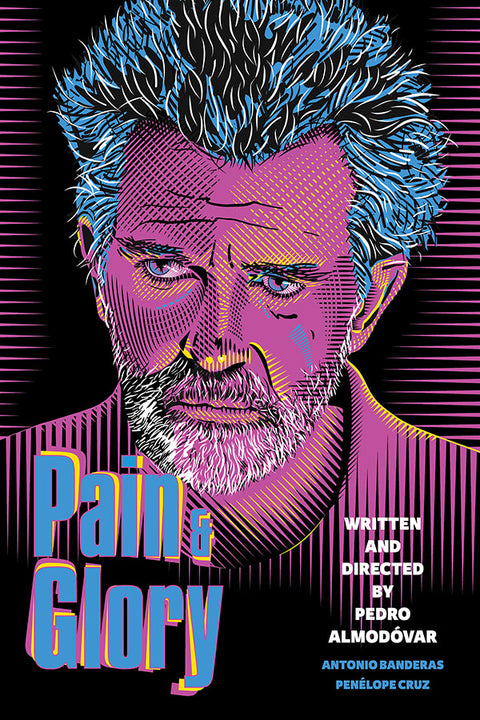 Poster Pain e Glory - Almodovar - Filmes