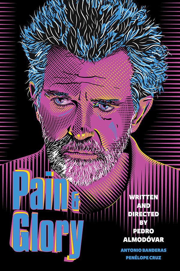 Poster Pain e Glory - Almodovar - Filmes
