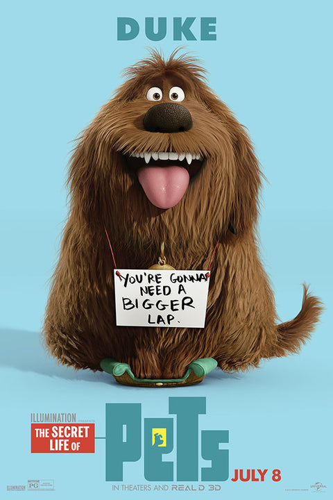 Poster Pets - Vida Secreta Dos Bichos - Filmes - Infantis