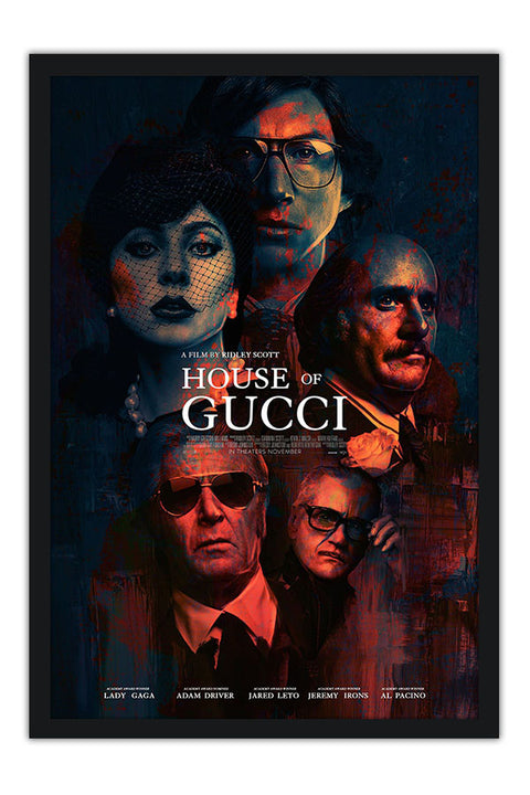 Poster House of Gucci - Casa Gucci - Lady Gaga - Filmes