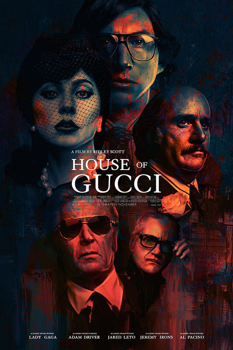 Poster House of Gucci - Casa Gucci - Lady Gaga - Filmes