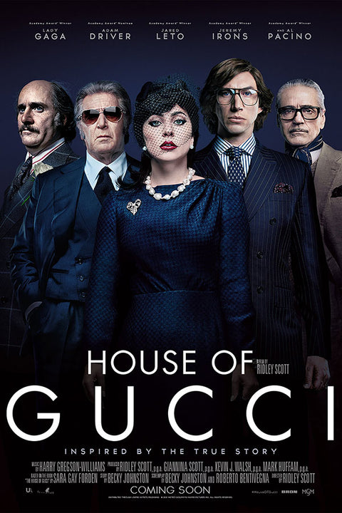 Poster House of Gucci - Casa Gucci - Lady Gaga - Filmes