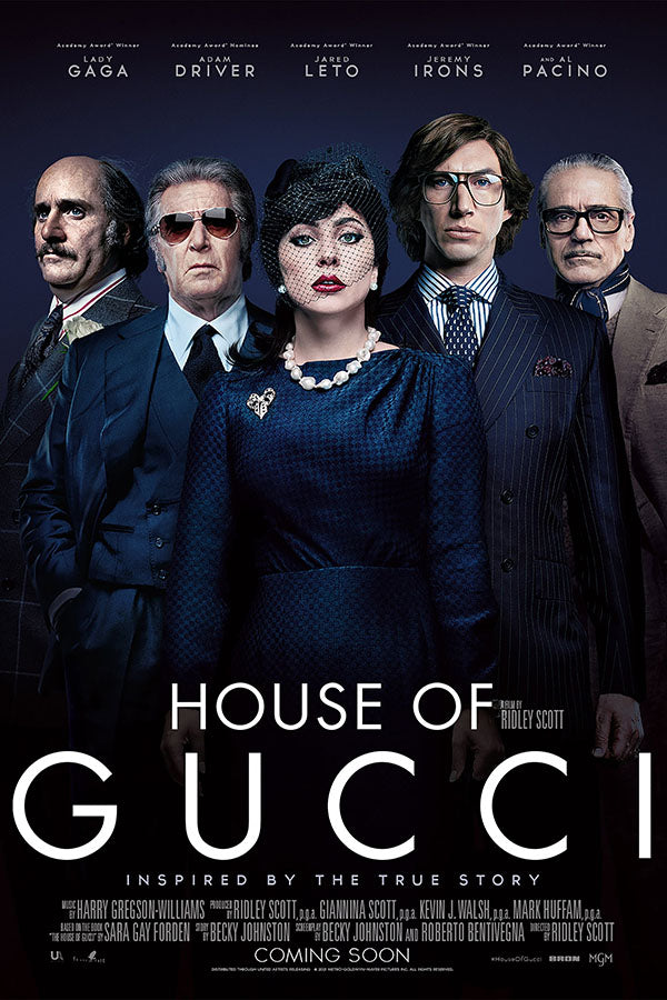 Poster House of Gucci - Casa Gucci - Lady Gaga - Filmes