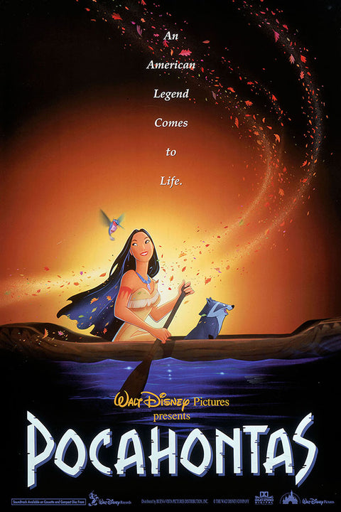 Poster Pocahontas - Retro - Princesas - Disney - Filmes - Infantis