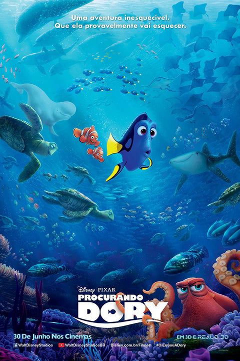 Poster Procurando Dory - Filmes - Infantis