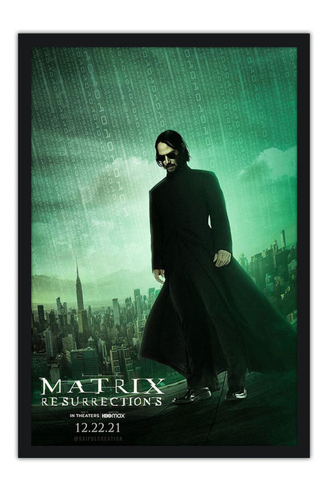 Poster The Matrix Resurrections - Matrix A Ressureição - Filmes