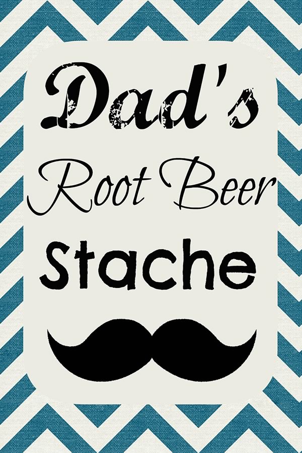 Poster Cerveja Dad's Rootbeer Stache - Cartaz