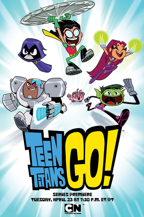 Poster Teen Titans Go - Jovens Titãns - Infantil