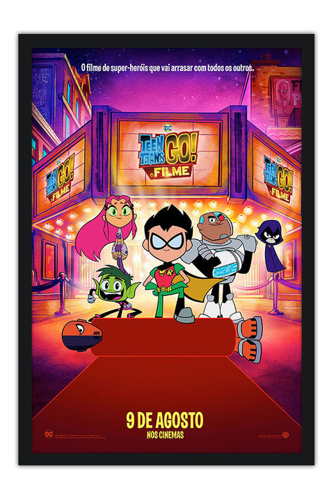 Poster Teen Titans Go - Jovens Titãns - Infantil