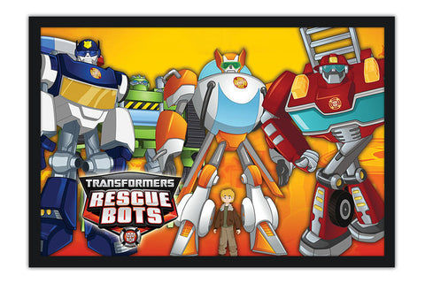 Poster Transformers Rescue Bots - Infantil