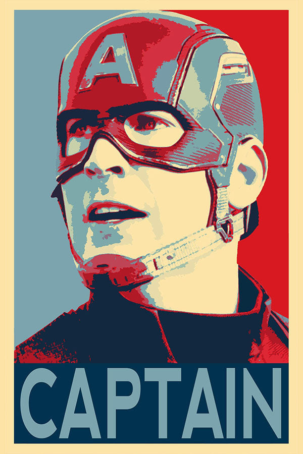 Poster Captain - Vingadores - Avengers - Filmes