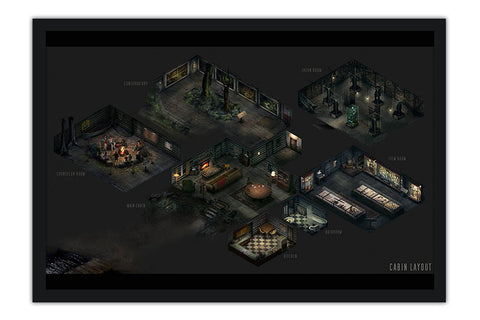 Poster Friday The 13th - Sexta Feira 13 - Mapa - Games