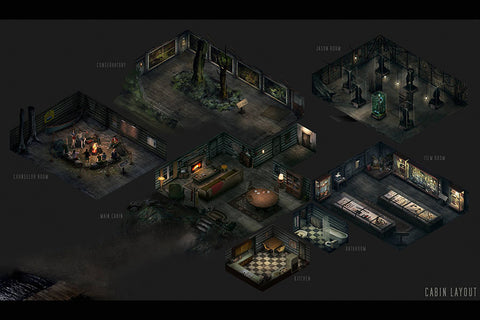 Poster Friday The 13th - Sexta Feira 13 - Mapa - Games
