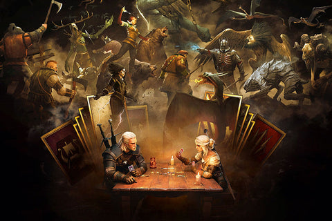 Poster Gwent The Witcher Card - Game - Games