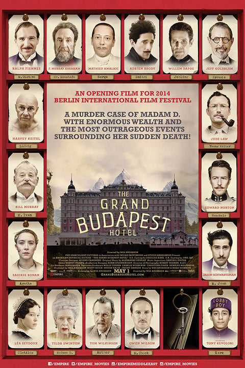 Poster Grand Budapest Hotel - Filmes