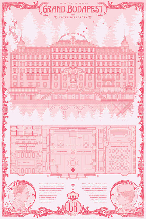 Poster Grand Budapest Hotel - Filmes