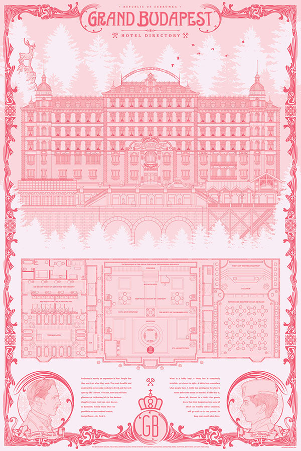 Poster Grand Budapest Hotel - Filmes