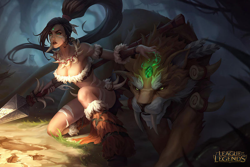 Poster LOL - League of Legends - Nidalee - Games