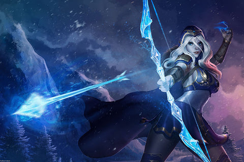 Poster LOL - League of Legends - Ashe - Games