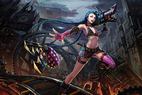 Poster LOL - League of Legends - Jinx - Games
