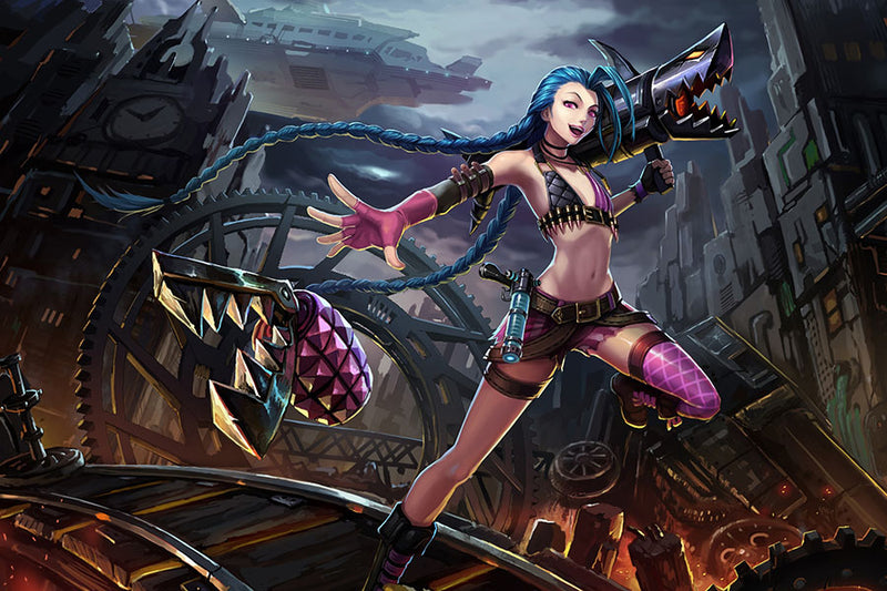 Poster LOL - League of Legends - Jinx - Games