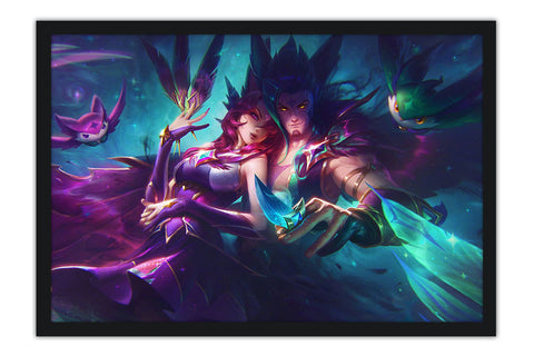 Poster LOL - League of Legends - Xayah e Rakan - Games