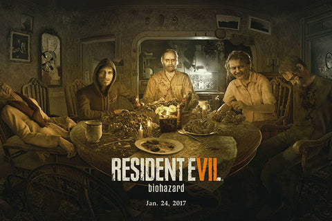 Poster Resident Evil 7 - Biohazard - Welcome to the Family - Games