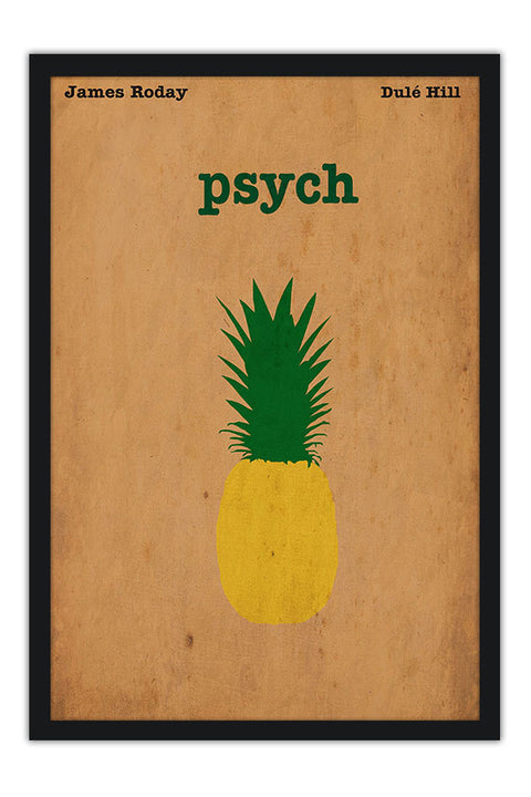 Poster Psych - Agentes Especiais - Minimalista - Filmes