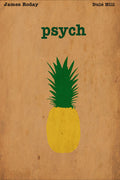 Poster Psych - Agentes Especiais - Minimalista - Filmes