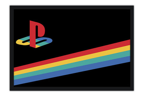 Poster Minimalista PS Video Game - Controle - Games