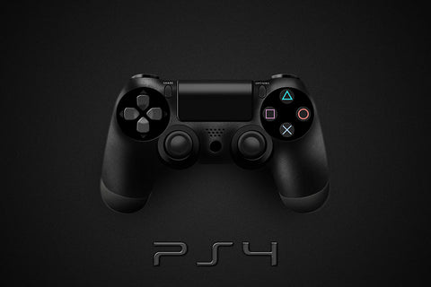 Poster Joystick PS4 Video Game - Controle - Games