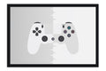 Poster Minimalista Joystick PS Video Game - Controle - Games