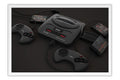 Poster Console e Joysticks Sega Video Game - Controle - Games