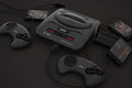 Poster Console e Joysticks Sega Video Game - Controle - Games