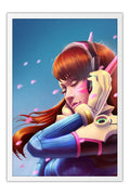 Poster Overwatch - D.Va - Games