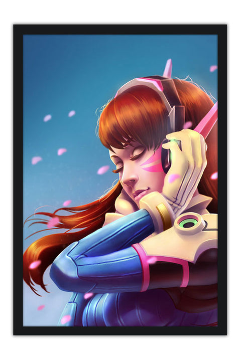 Poster Overwatch - D.Va - Games