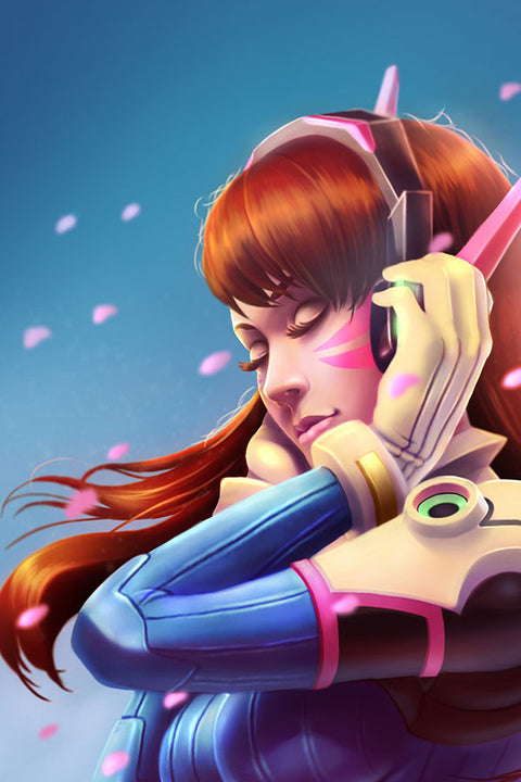 Poster Overwatch - D.Va - Games